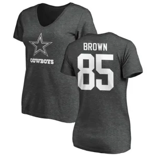 Noah Brown Women's Dallas Cowboys One Color T-Shirt - Ash