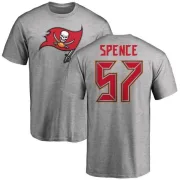 Noah Spence Tampa Bay Buccaneers Name & Number Logo T-Shirt - Ash