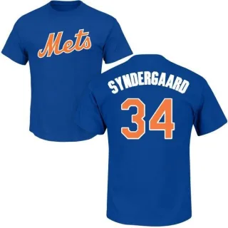 Noah Syndergaard New York Mets Name & Number T-Shirt - Royal