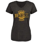 Noel Acciari Women's Boston Bruins Insignia Tri-Blend T-Shirt - Black