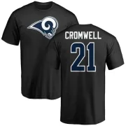 Nolan Cromwell Los Angeles Rams Name & Number Logo T-Shirt - Black