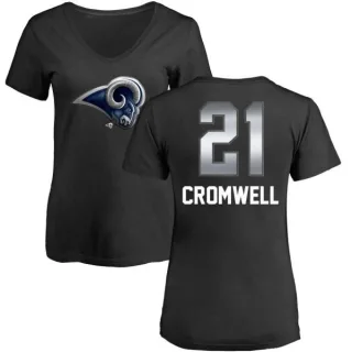 Nolan Cromwell Women's Los Angeles Rams Midnight Mascot T-Shirt - Black