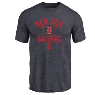 Nomar Garciaparra Boston Red Sox Base Runner Tri-Blend T-Shirt - Navy