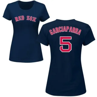 Nomar Garciaparra Women's Boston Red Sox Name & Number T-Shirt - Navy