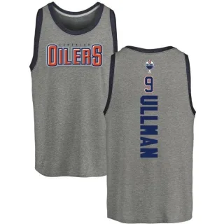 Norm Ullman Edmonton Oilers Backer Tri-Blend Tank - Heathered Gray