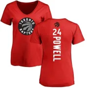 Norman Powell Women's Toronto Raptors Red Backer T-Shirt