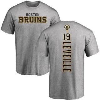 Normand Leveille Boston Bruins Backer T-Shirt - Ash