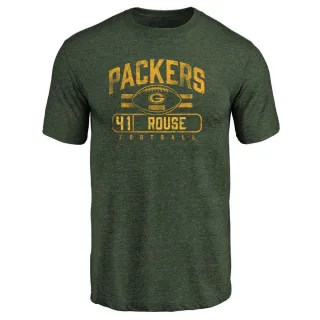 Nydair Rouse Green Bay Packers Flanker Tri-Blend T-Shirt - Green