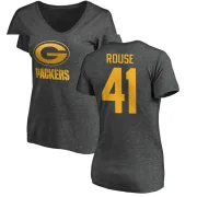 Nydair Rouse Women's Green Bay Packers One Color T-Shirt - Ash