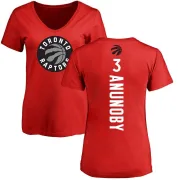 OG Anunoby Women's Toronto Raptors Red Backer T-Shirt