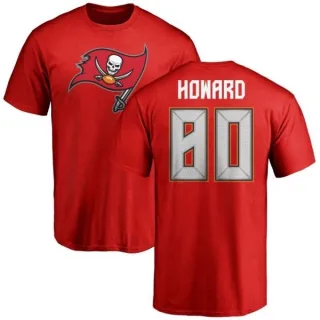 O.J. Howard Tampa Bay Buccaneers Name & Number Logo T-Shirt - Red