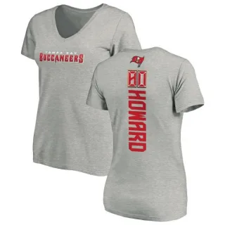 O.J. Howard Women's Tampa Bay Buccaneers Backer V-Neck T-Shirt - Ash