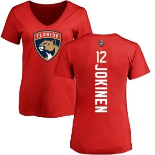 Olli Jokinen Women's Florida Panthers Backer T-Shirt - Red