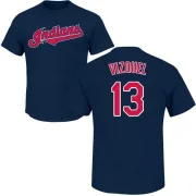 Omar Vizquel Cleveland Indians Name & Number T-Shirt - Navy