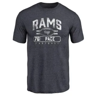 Orlando Pace Los Angeles Rams Flanker Tri-Blend T-Shirt - Navy