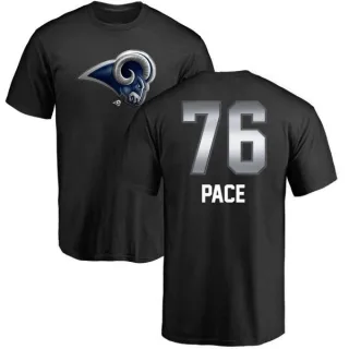 Orlando Pace Los Angeles Rams Midnight Mascot T-Shirt - Black