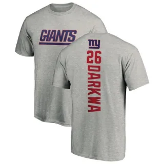 Orleans Darkwa New York Giants Backer T-Shirt - Ash