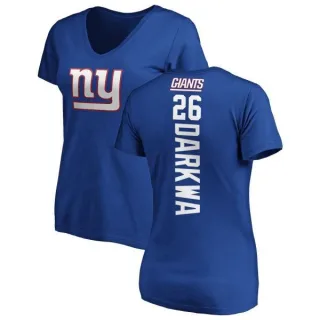 Orleans Darkwa Women's New York Giants Backer Slim Fit T-Shirt - Royal