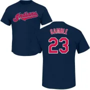 Oscar Gamble Cleveland Indians Name & Number T-Shirt - Navy