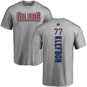 Oscar Klefbom Edmonton Oilers Backer T-Shirt - Ash