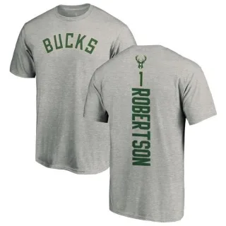 Oscar Robertson Milwaukee Bucks Ash Backer T-Shirt