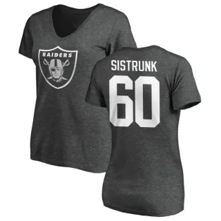 Otis Sistrunk Women's Oakland Raiders One Color T-Shirt - Ash