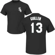 Ozzie Guillen Chicago White Sox Name & Number T-Shirt - Black