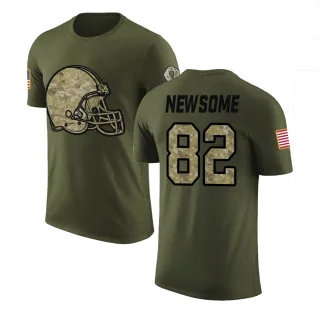 Ozzie Newsome Cleveland Browns Olive Salute to Service Legend T-Shirt