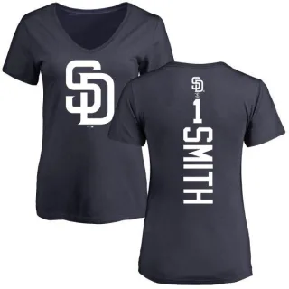 Ozzie Smith Women's San Diego Padres Backer Slim Fit T-Shirt - Navy