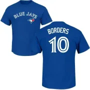 Pat Borders Toronto Blue Jays Name & Number T-Shirt - Royal