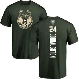 Pat Connaughton Milwaukee Bucks Green Backer T-Shirt