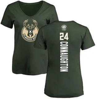 Pat Connaughton Women's Milwaukee Bucks Green Backer T-Shirt