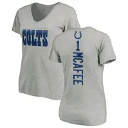 Pat McAfee Women's Indianapolis Colts Backer V-Neck T-Shirt - Ash