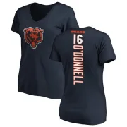 Pat O'Donnell Women's Chicago Bears Backer Slim Fit T-Shirt - Navy