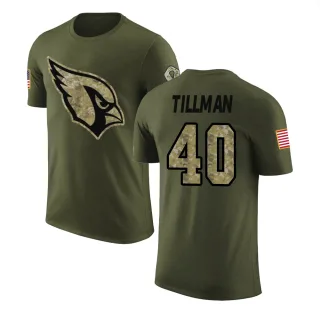 Pat Tillman Arizona Cardinals Olive Salute to Service Legend T-Shirt