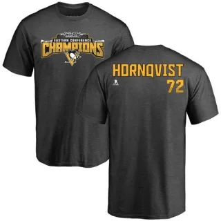 Patric Hornqvist Pittsburgh Penguins 2017 Eastern Conference Champions Name & Number T-Shirt - Heather Gray