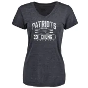 Patrick Chung Women's New England Patriots Flanker Tri-Blend T-Shirt - Navy