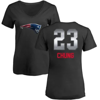 Patrick Chung Women's New England Patriots Midnight Mascot T-Shirt - Black