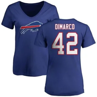 Patrick DiMarco Women's Buffalo Bills Name & Number Logo Slim Fit T-Shirt - Royal