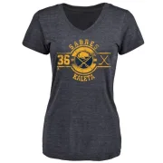 Patrick Kaleta Women's Buffalo Sabres Insignia Tri-Blend T-Shirt - Navy