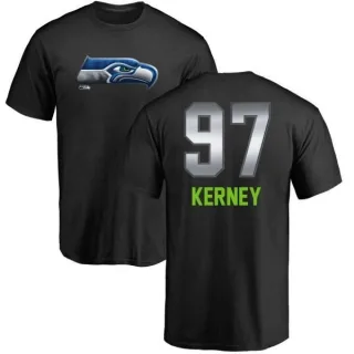 Patrick Kerney Seattle Seahawks Midnight Mascot T-Shirt - Black