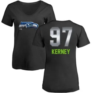 Patrick Kerney Women's Seattle Seahawks Midnight Mascot T-Shirt - Black