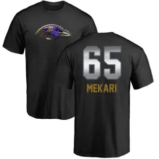 Patrick Mekari Baltimore Ravens Midnight Mascot T-Shirt - Black