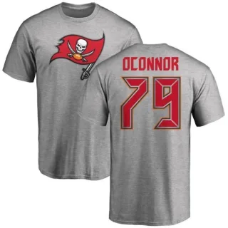 Patrick O'Connor Tampa Bay Buccaneers Name & Number Logo T-Shirt - Ash