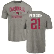 Patrick Peterson Arizona Cardinals Gray Distressed Name & Number Tri-Blend T-Shirt