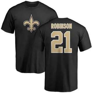 Patrick Robinson New Orleans Saints Name & Number Logo T-Shirt - Black