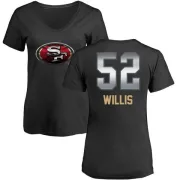 Patrick Willis Women's San Francisco 49ers Midnight Mascot T-Shirt - Black