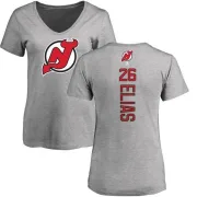 Patrik Elias Women's New Jersey Devils Backer T-Shirt - Ash