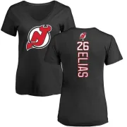 Patrik Elias Women's New Jersey Devils Backer T-Shirt - Black