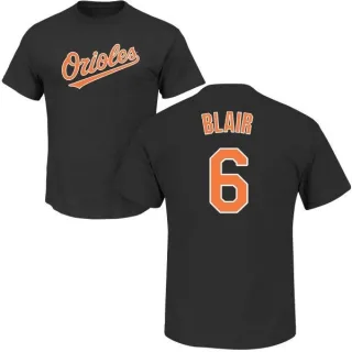 Paul Blair Baltimore Orioles Name & Number T-Shirt - Black